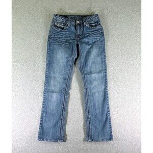 Suko Womens Jeans Blue Tag Size 6 (28x27) Mid Rise Straight Stretch Denim